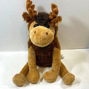 Floppyfoot Friends "BIG MURPH" Moose w/Brown Goatee Beard Plush Toy 10.5"